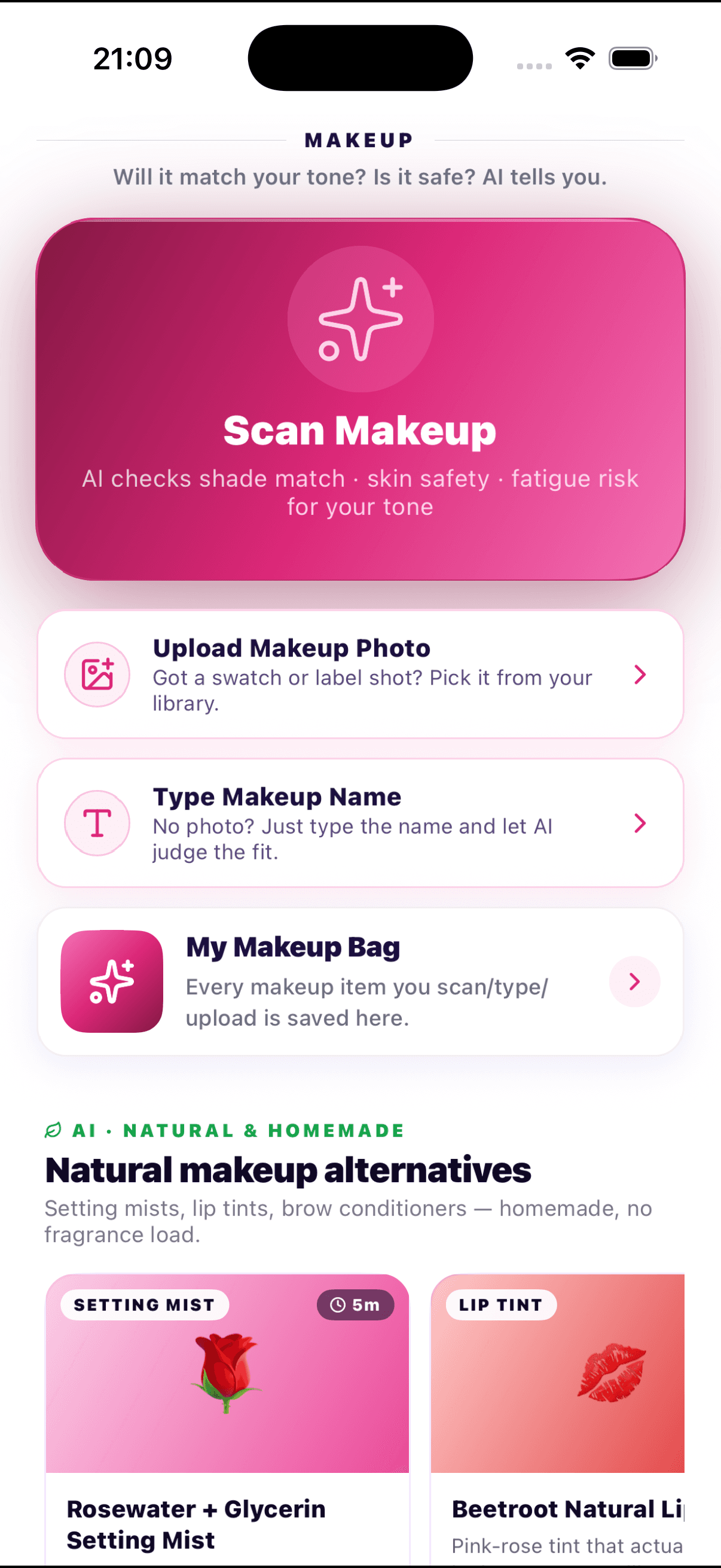 Makeup hub