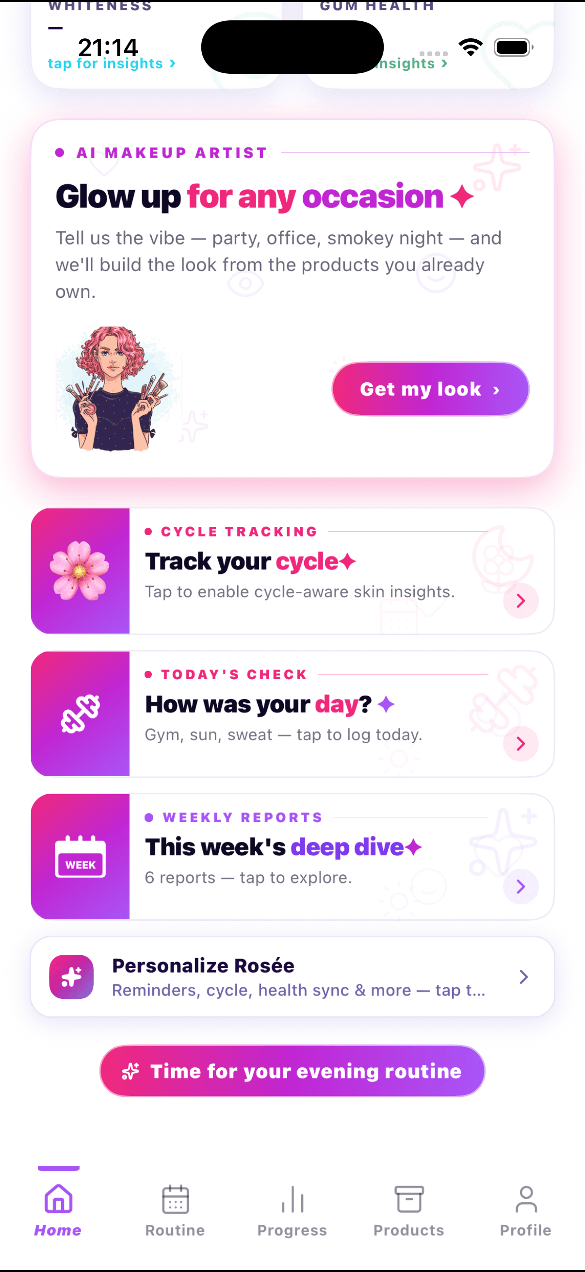 Cycle & daily check