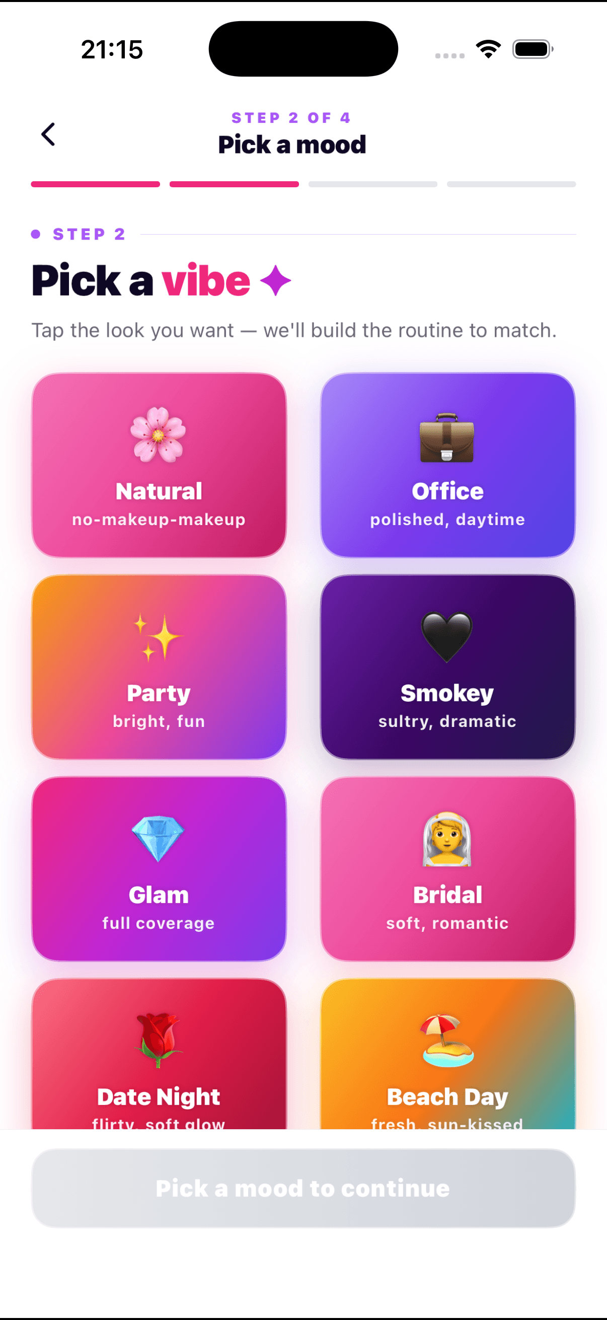 Pick a mood