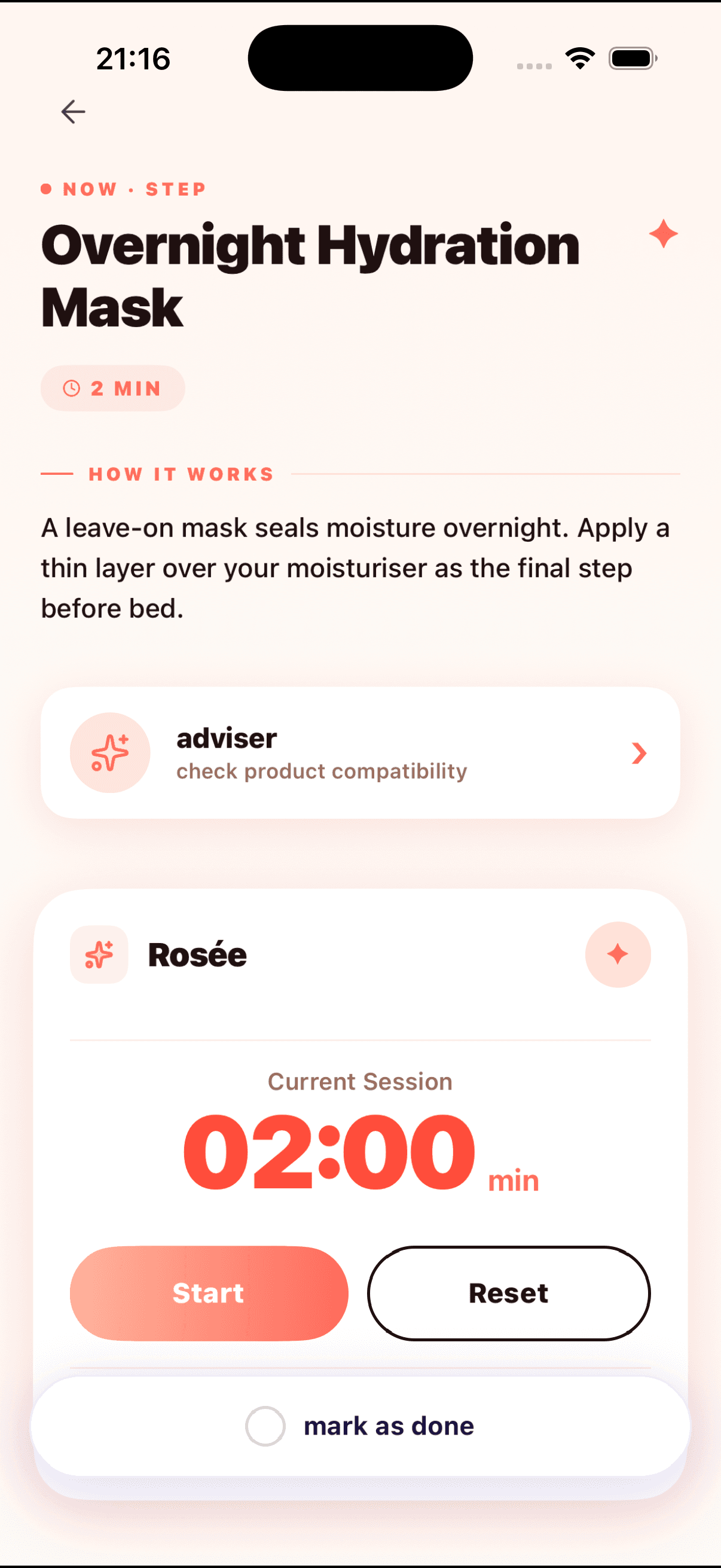 Step timer